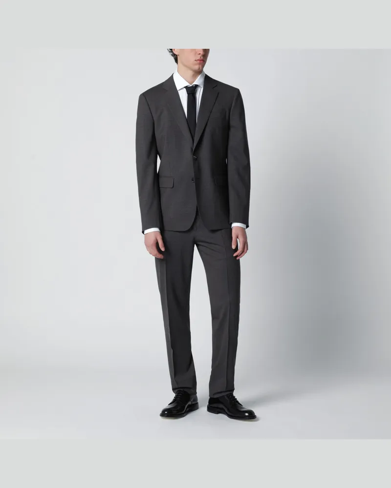 Dsquared2 Einreihiger Anzug in Grau aus Wollmischung 