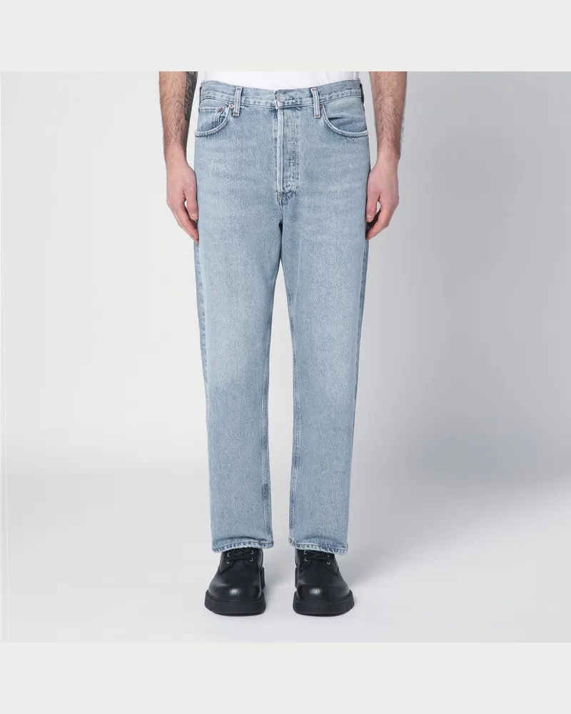 AGOLDE Hellblaue Jeans aus regeneriertem Denim Blau