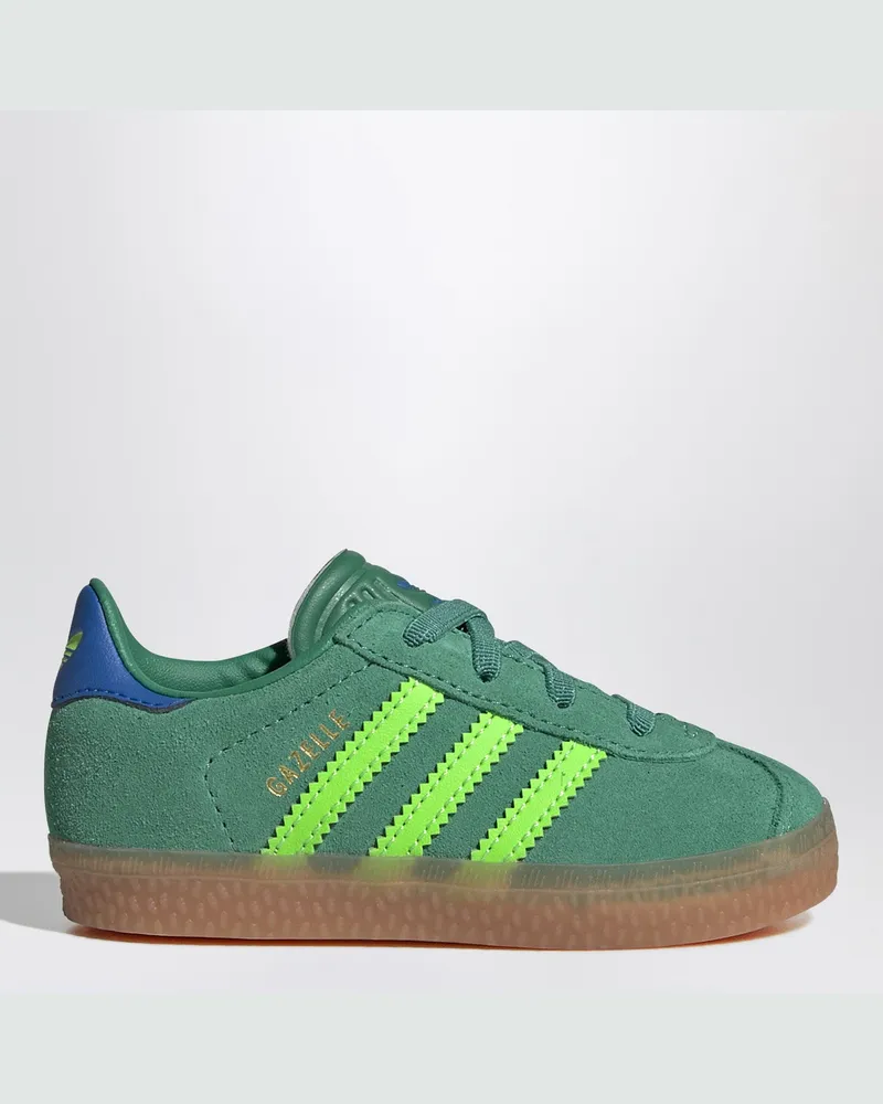 adidas Grüner Gazelle- Sneakers mit elastischen Schnürsenkeln Green