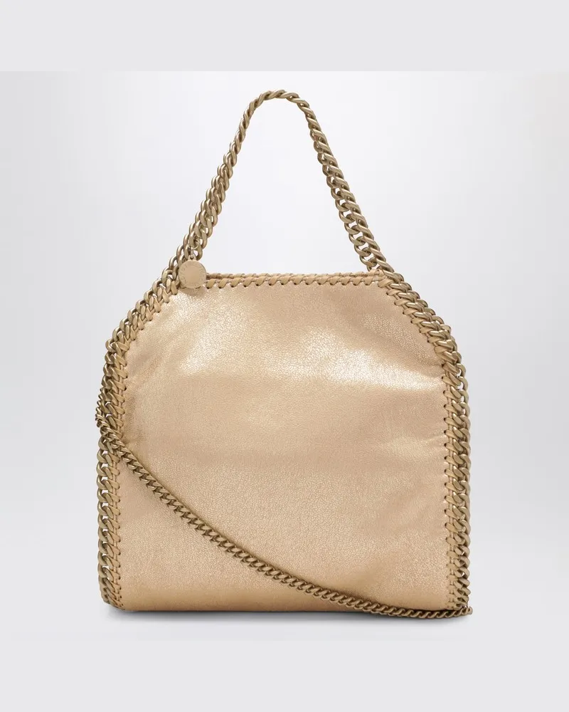Stella McCartney Falabella Mini Tote-Tasche in Hellgold Metallisch