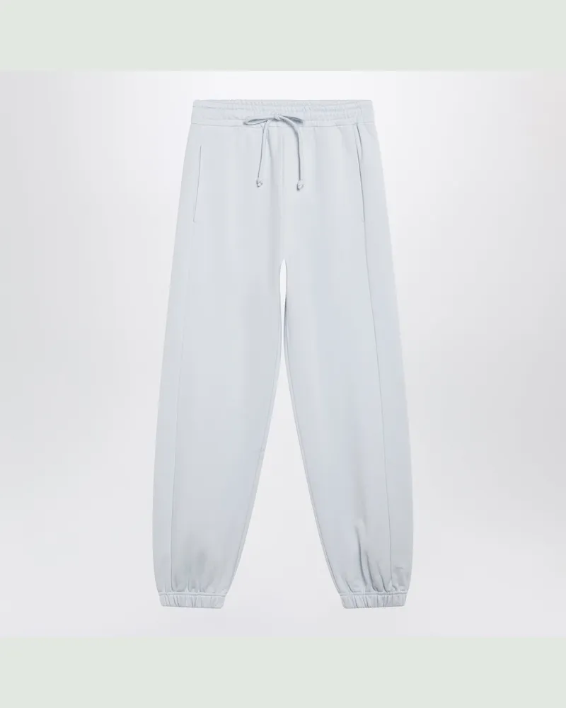 Dolce & Gabbana Jogginghose mit Stickerei aus Baumwolle in Hellblau Light
