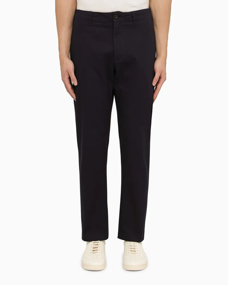 Department 5 Hose mit normaler Passform aus Baumwolle marineblau Blue