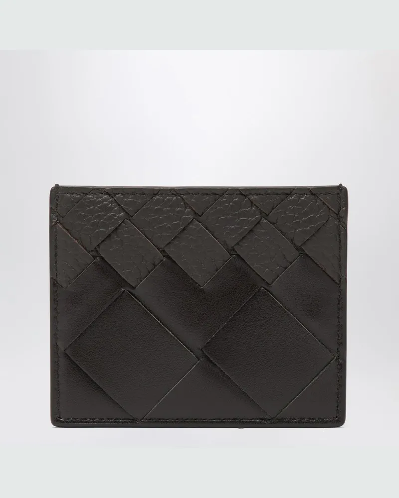 Bottega Veneta Kartenhalter Fondente in Intrecciato 