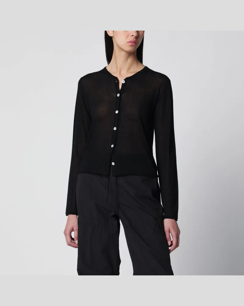 Dunst Cardigan aus Baumwollmischung in Schwarz Black