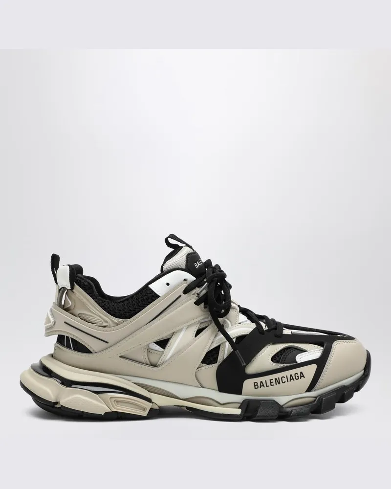 Balenciaga Sneakers Track aus Mesh und Nylon beige/schwarz Beige