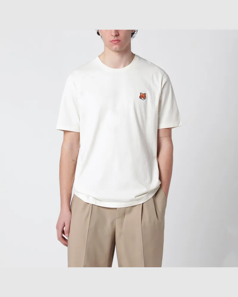 Kitsuné Beiges Fox Head T-Shirt Regular-Fit Beige