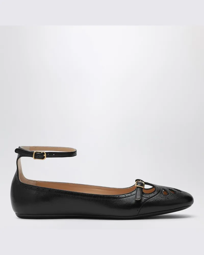 Chloé Schwarze Misty-Ballerinas Schwarz