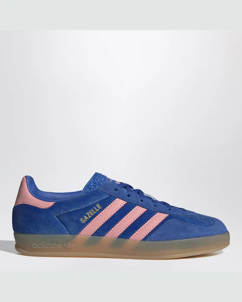 adidas Sneaker Gazelle Indoor Blue/Semi Pink Spark/Gum 