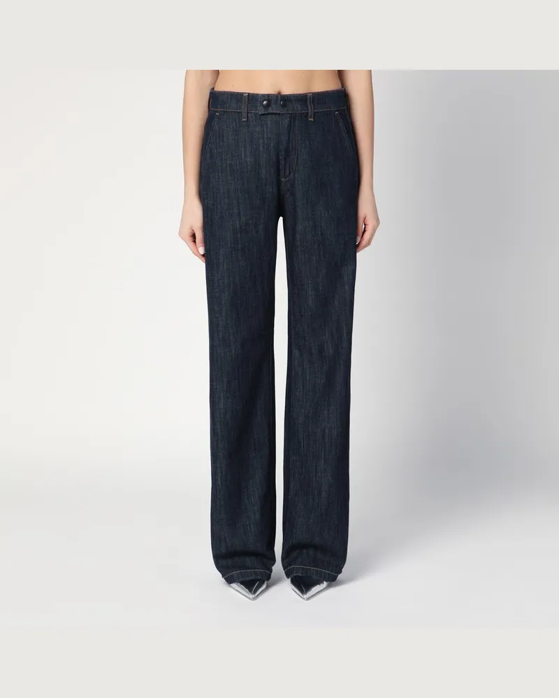 Department 5 Gerade Mouning-Jeans in Dunkelblau Blau