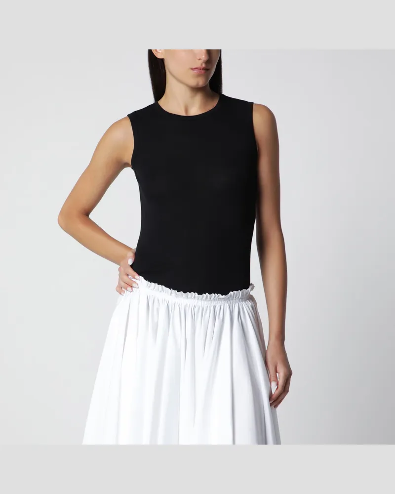 Flore Flore Schwarzes Esmé LW Tanktop aus Bio-Baumwolle Black