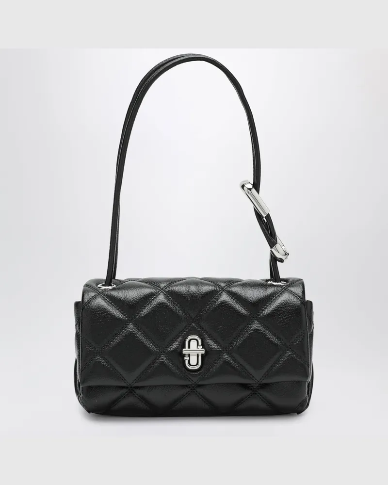 Marc Jacobs Schwarze gesteppte Mini Dual Bag Black