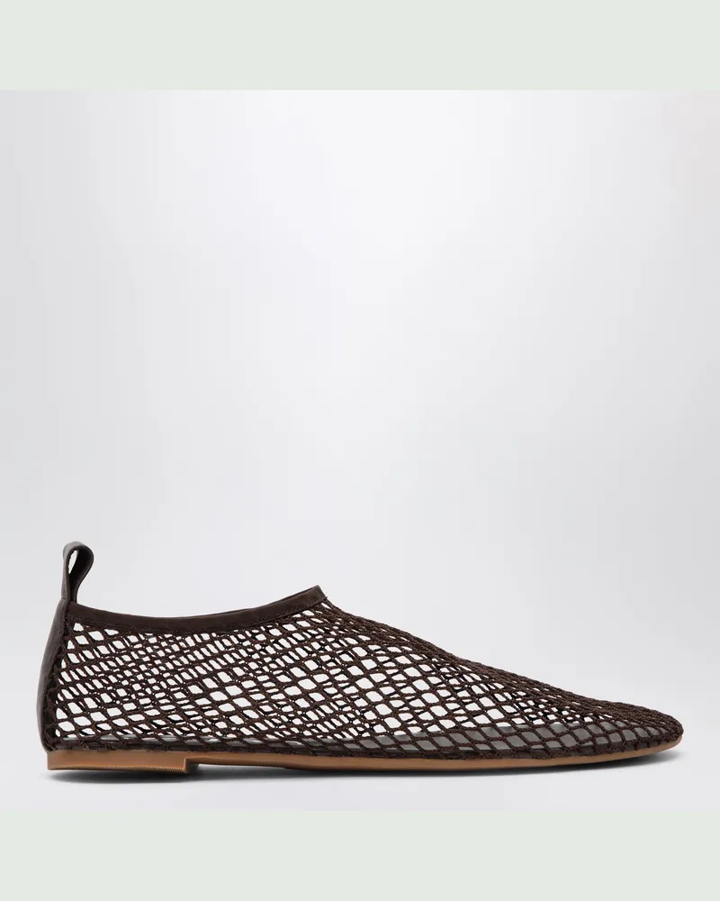 SENSO Ballerinas aus Meshstoff in Schokoladenbraun Brown