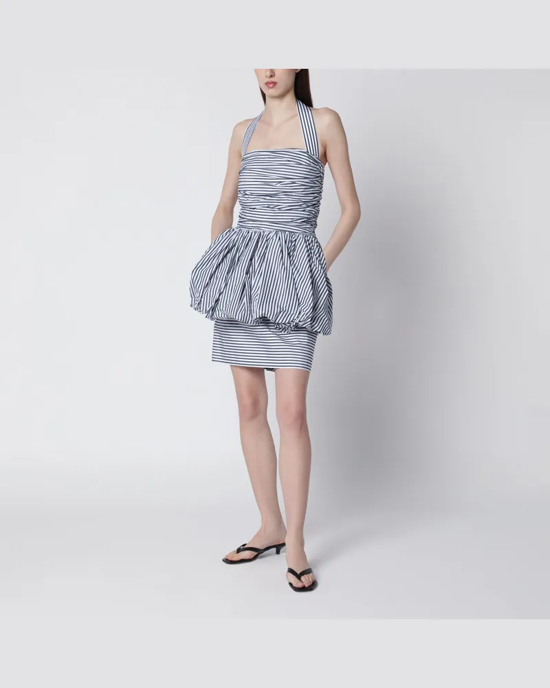 Patou Bloomer-Minikleid mit Streifen und rückenfreiem Ausschnitt Light