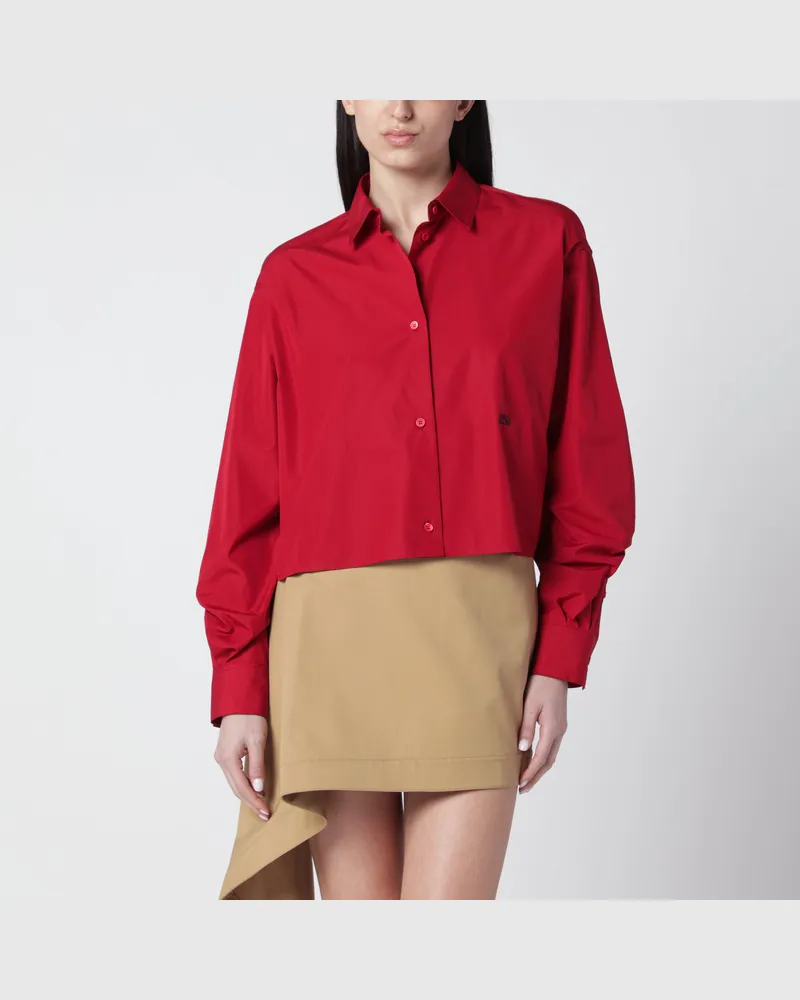 Loewe Rotes Baumwollhemd Red