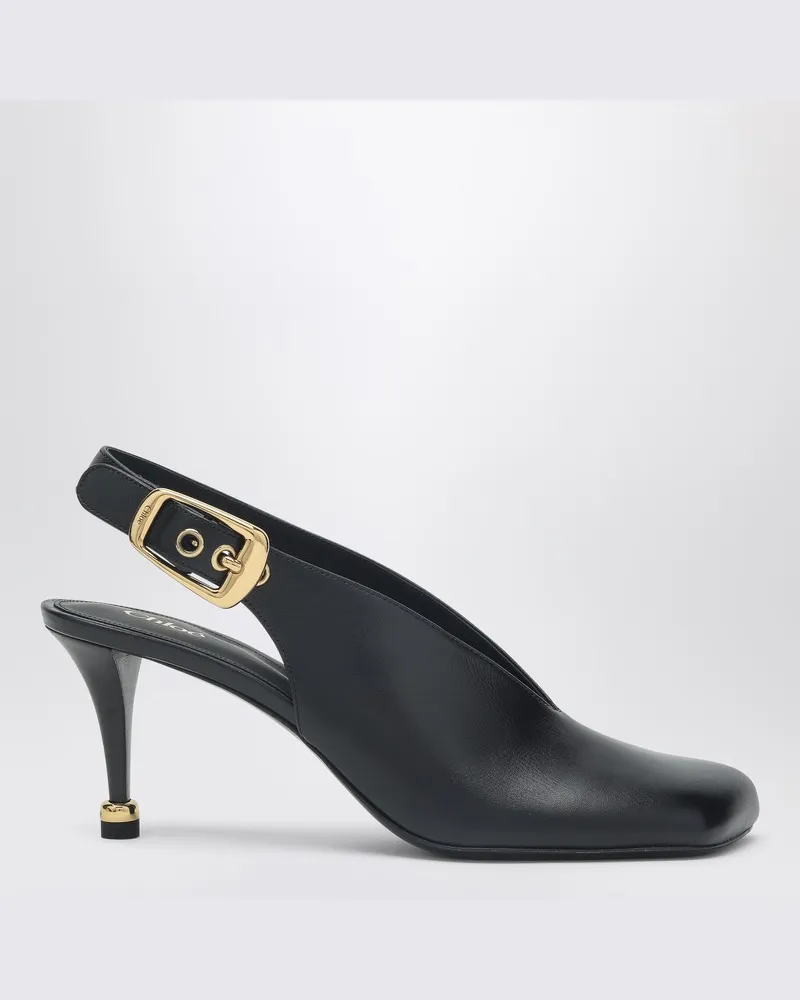 Chloé Schwarzer Slingback-Dekolleté-Schuh Andrea Schwarz
