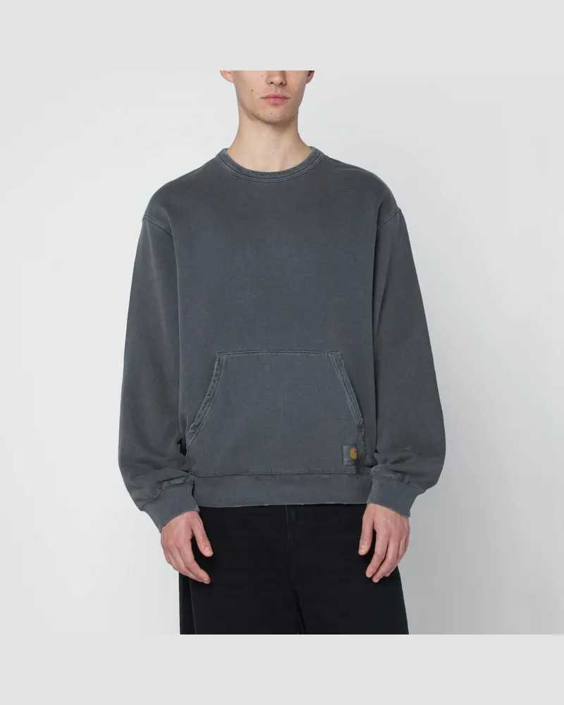 Carhartt WIP Torion Sweatshirt Black/Grind washed Schwarz