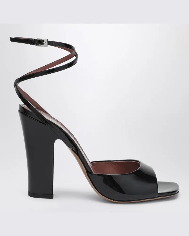 Paris Texas Schwarze Sandale Lara 100 aus Lackleder Schwarz