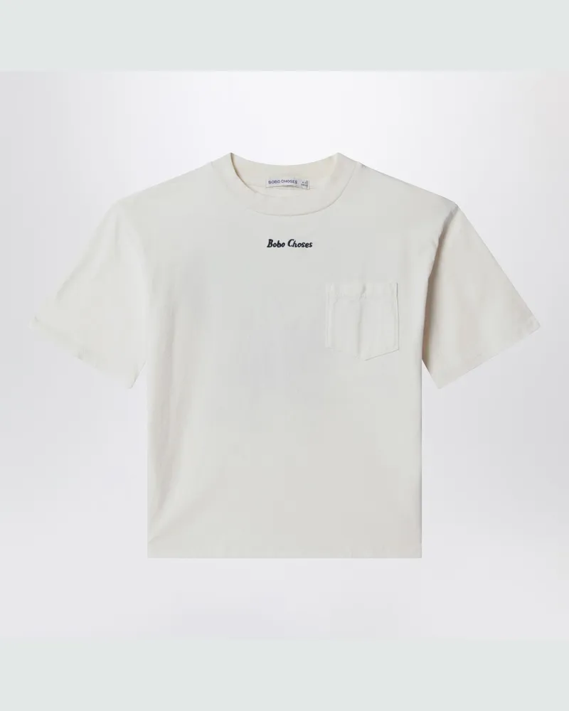 BOBO CHOSES Oversize-T-Shirt Rapid Radish in Creme White