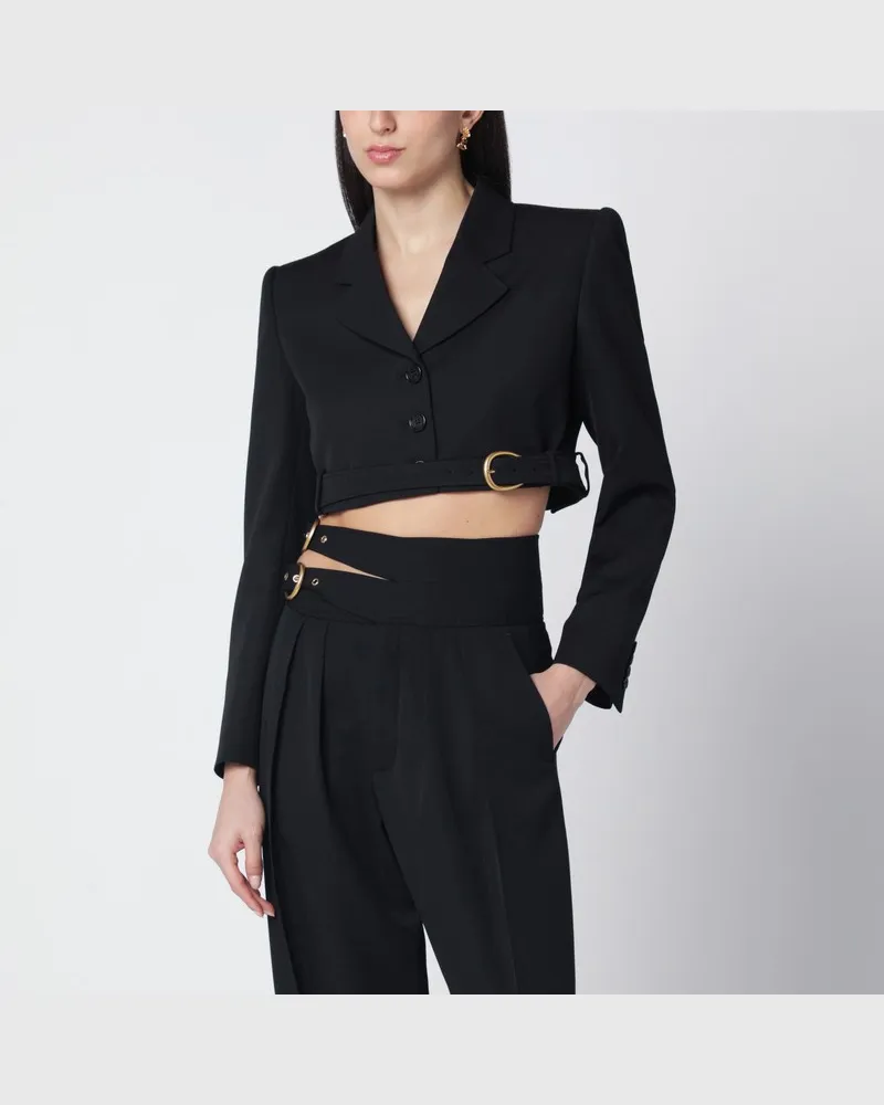 Chloé Kurze schwarze Spencerjacke Schwarz