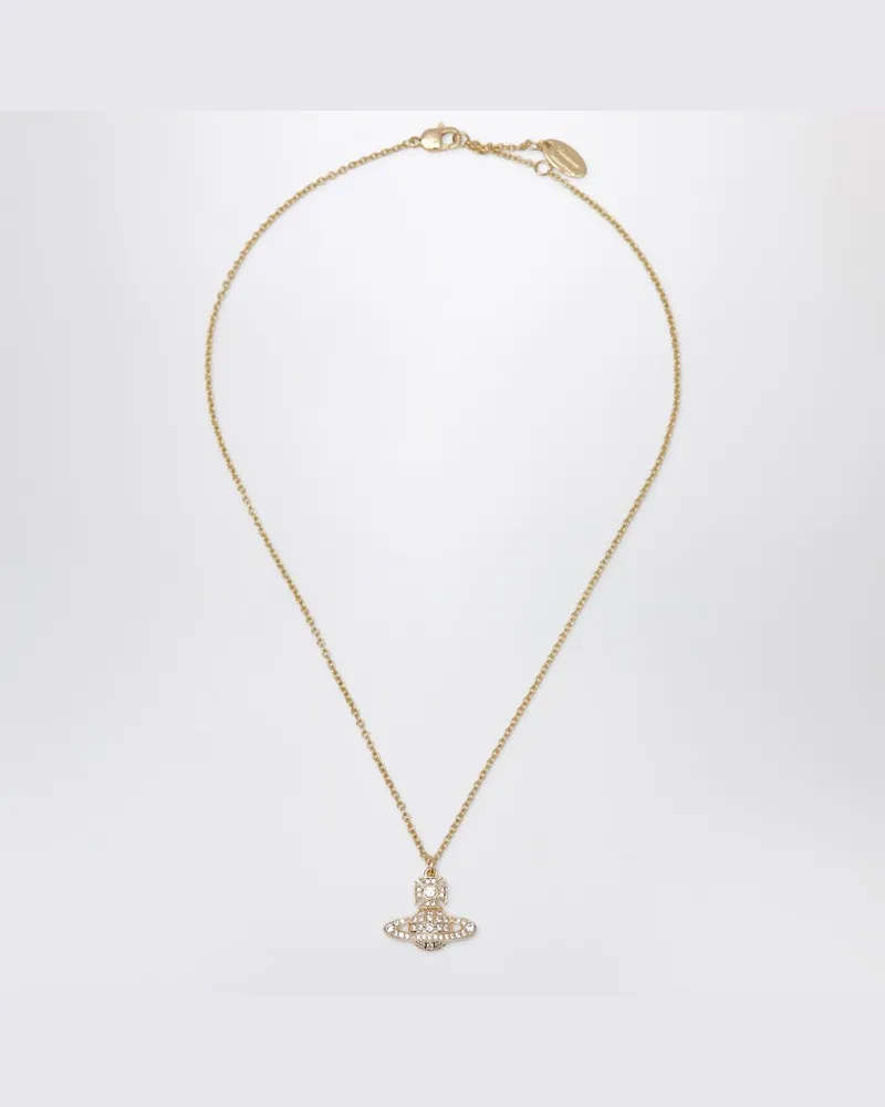 Vivienne Westwood Orb-Anhänger-Halskette in Gold mit Kristallen Metallisch