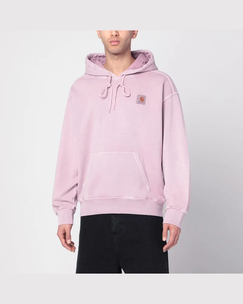 Carhartt WIP Nelson Kapuzen-Sweatshirt in Hortensienblau Rosa