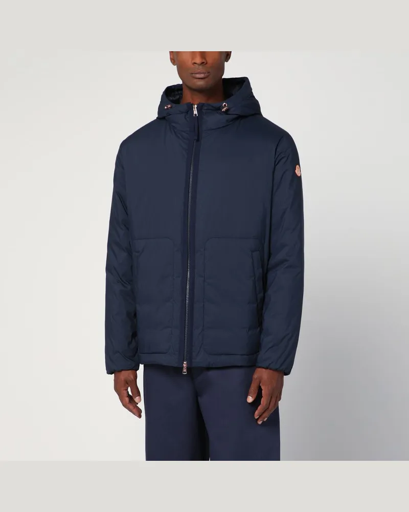 Moncler Caracara-Daunenjacke in Blau aus Baumwollmischung Blau