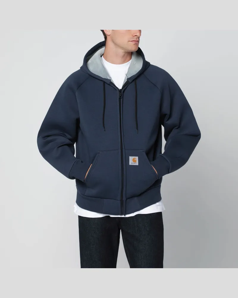 Carhartt WIP Car-Lux Kapuzenjacke in Jupiter/Grau Grey