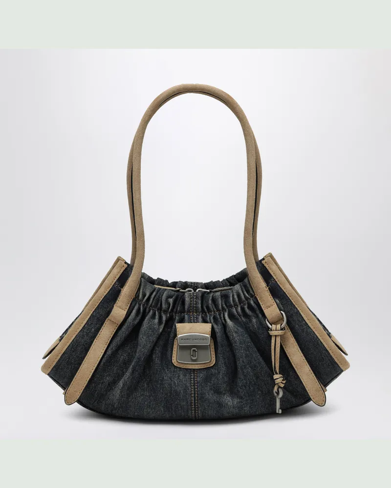 Marc Jacobs Cristina Tasche aus Denim mit Wildlederdetails Blue