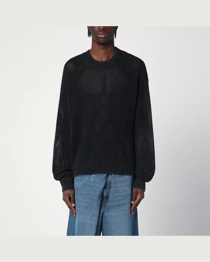 REPRESENT Schwarzer Pullover aus Baumwolle 