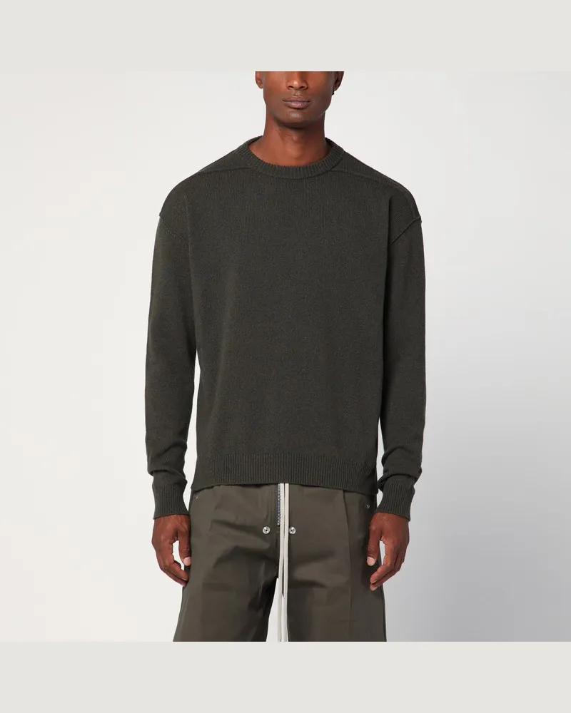Rick Owens Pullover aus Kaschmir-Mix in Waldgrün Grün