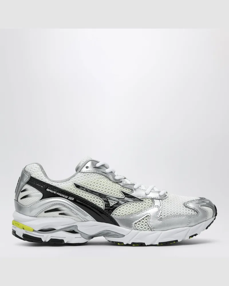Mizuno Sneaker SLWave Rider 10 Snow White/Black/Sylvan green Multicolor