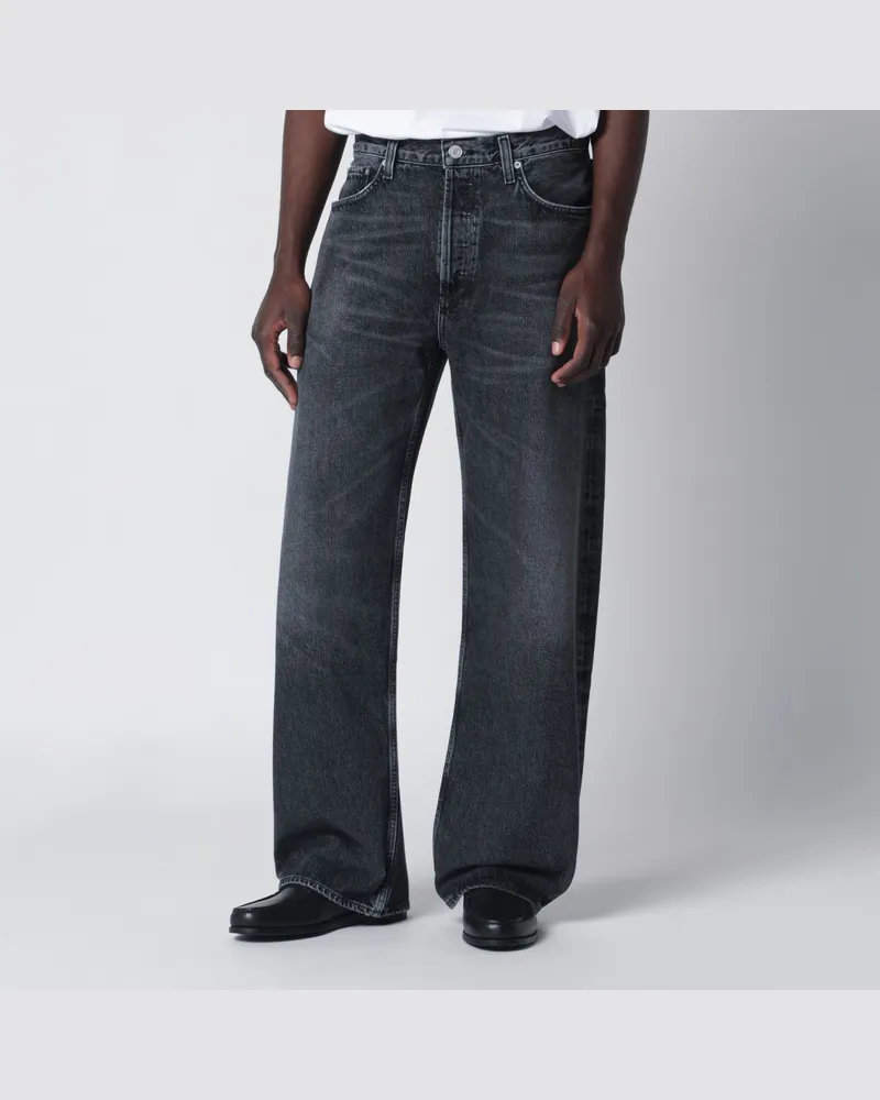 AGOLDE Dunkel gewaschene schwarze Afton Jeans Black
