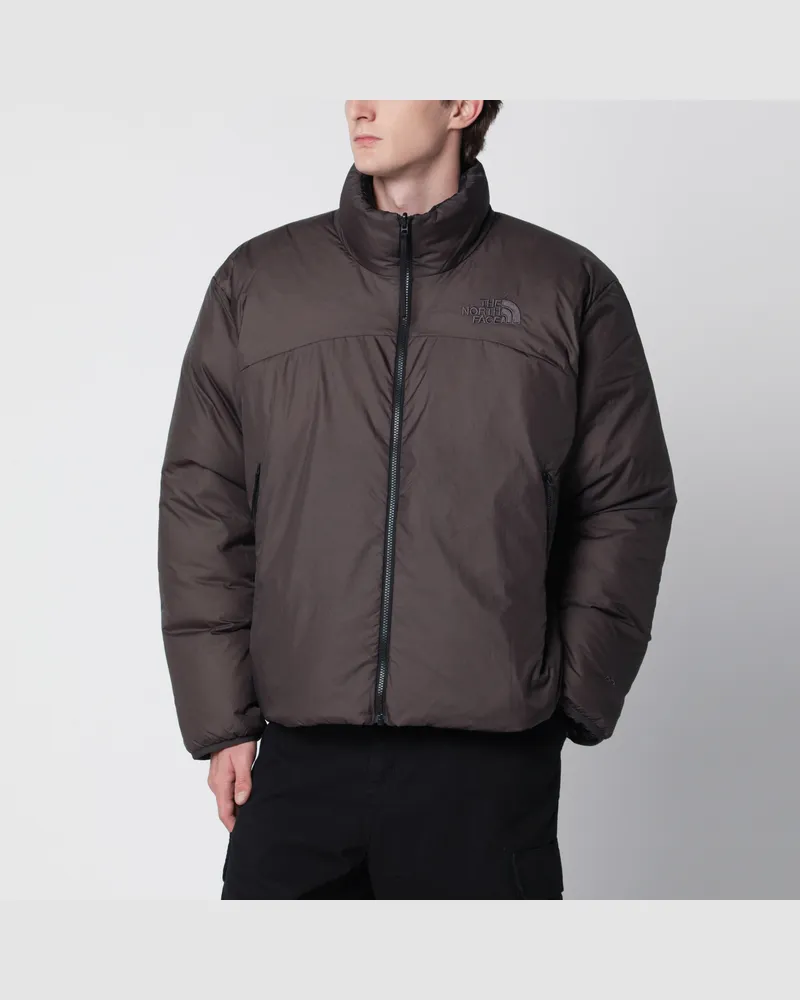 The North Face Schwarze wendbare Nuptse Jacke aus Nylon Multicolor