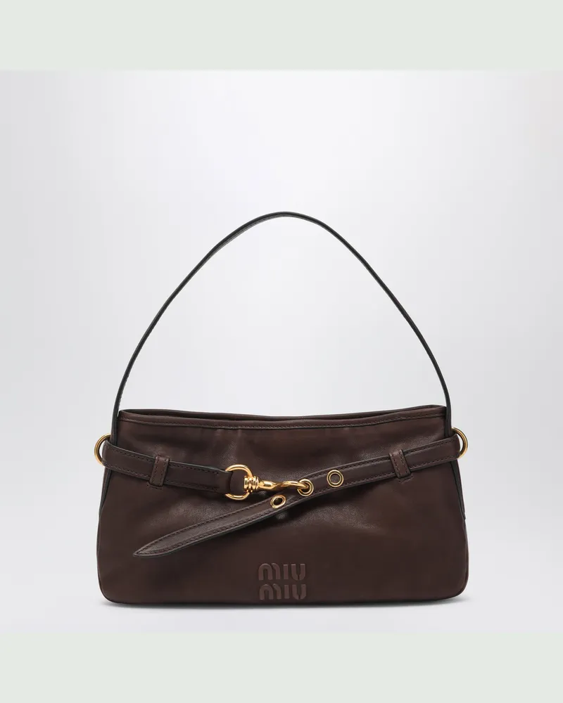 Miu Miu Aventure Regular Tasche in der Farbe Radica Brown