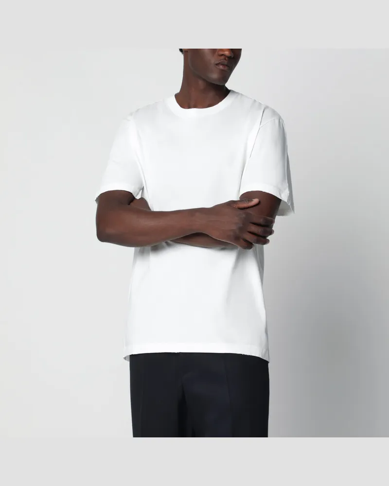 Golden Goose Weißes Baumwoll-T-Shirt White
