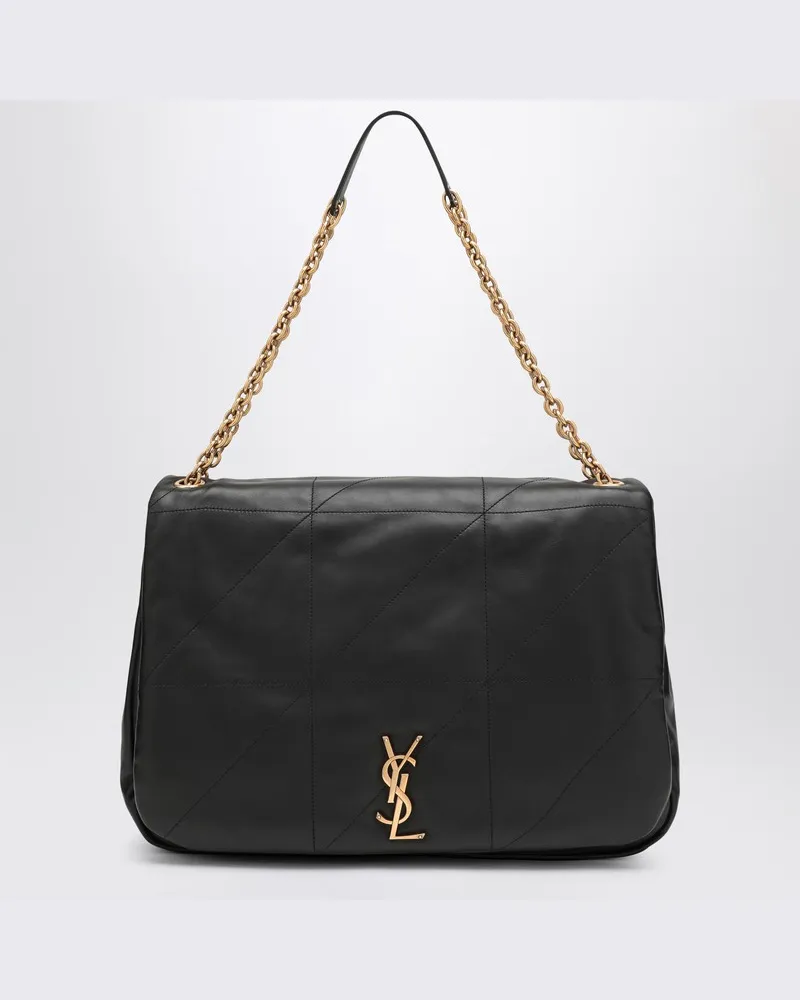 Saint Laurent Jamie 4.3 schwarze Ledertasche Schwarz