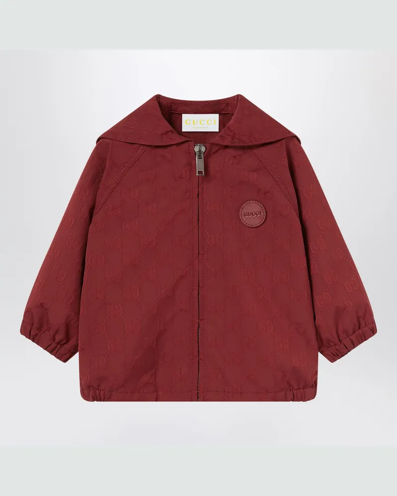 Gucci Rotte Jacke Noch aus Nylon-Twill Red