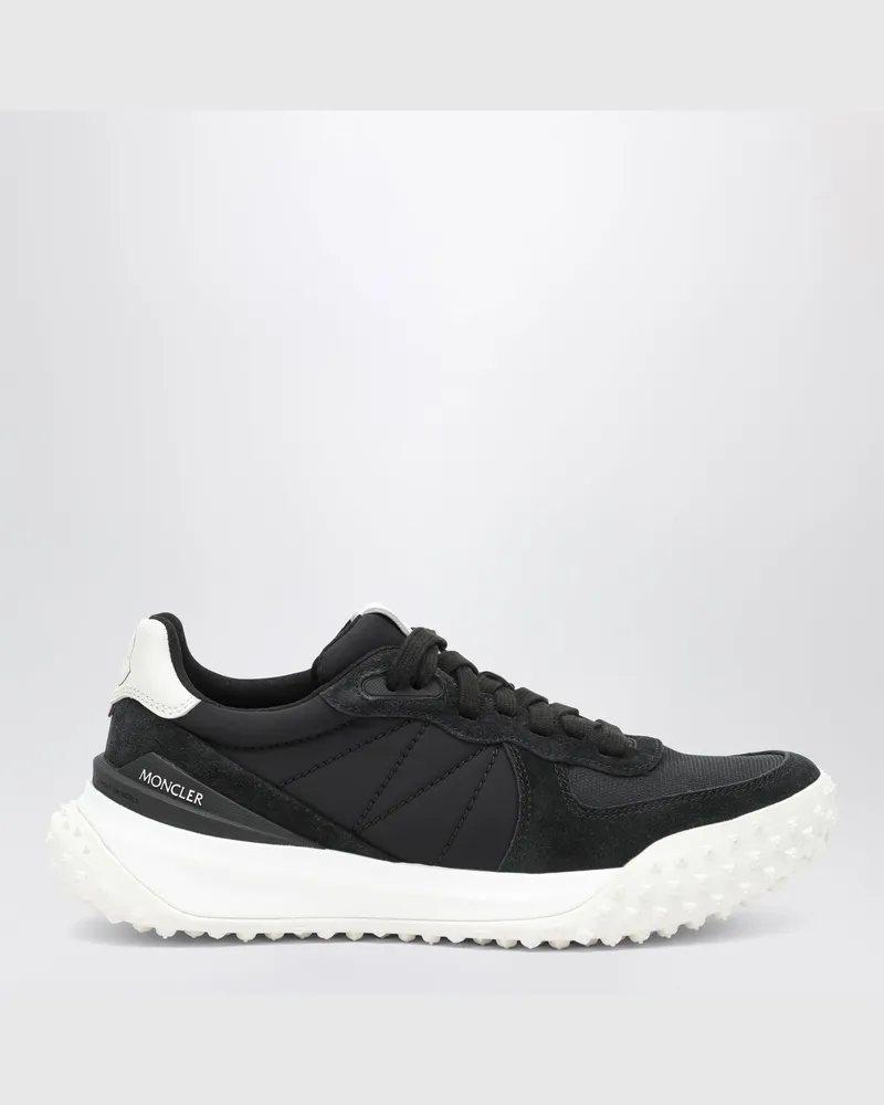 Moncler Schwarze CityTrek Sneakers aus Nylon und Leder Black