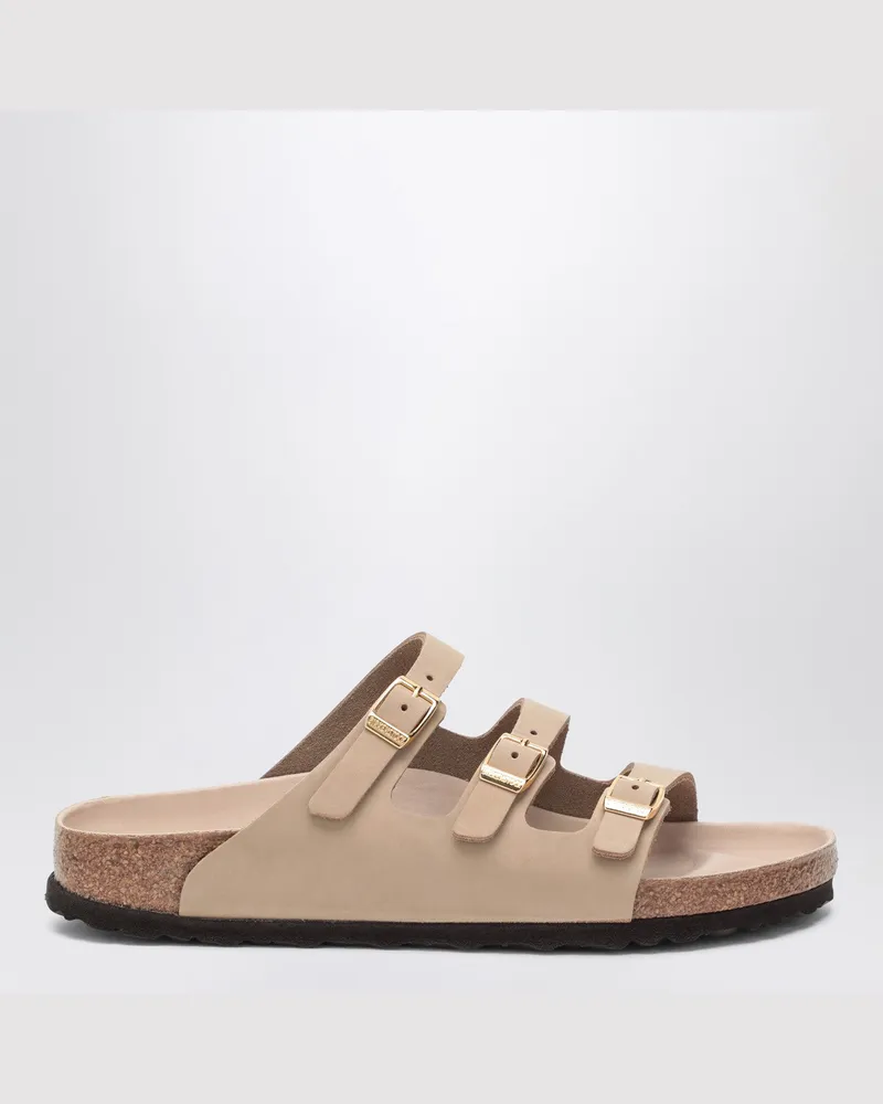 Birkenstock Pantoffel Florida Farbe Sandcastle 