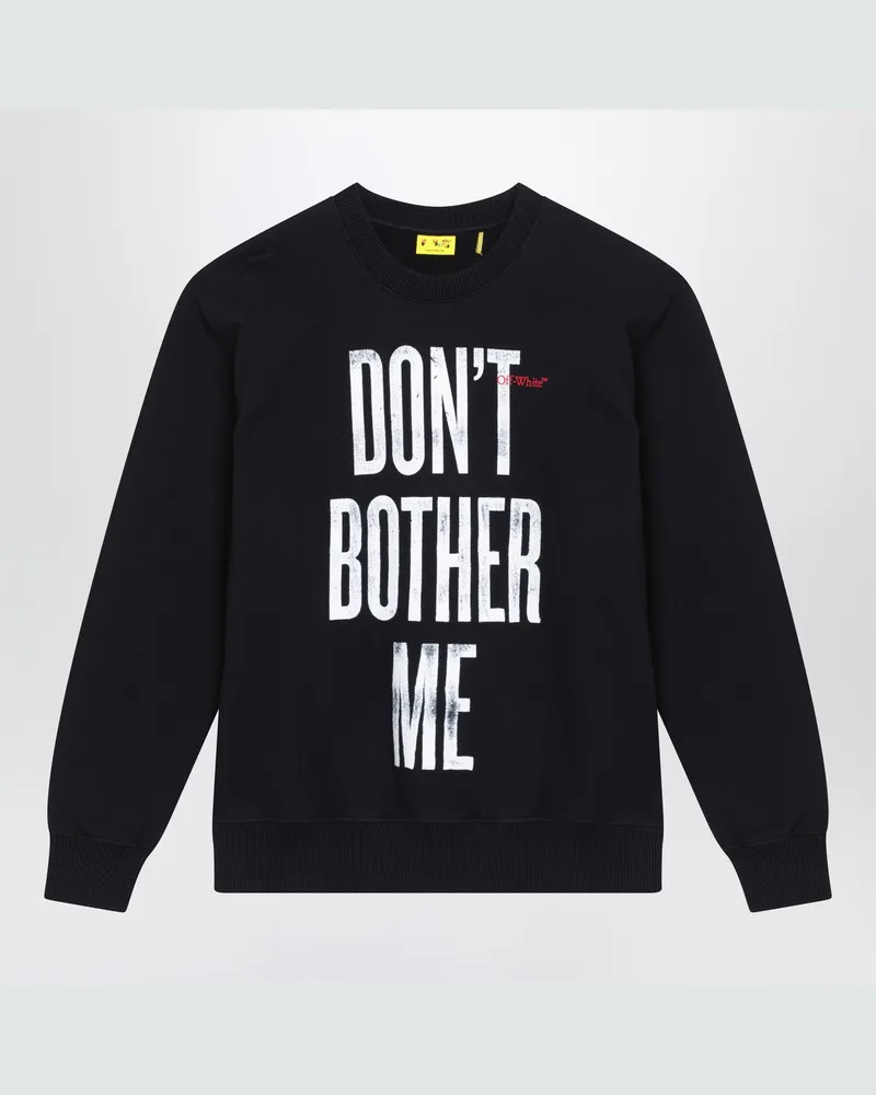 OFF-WHITE Schwarzes Don't Bother Me Sweatshirt 