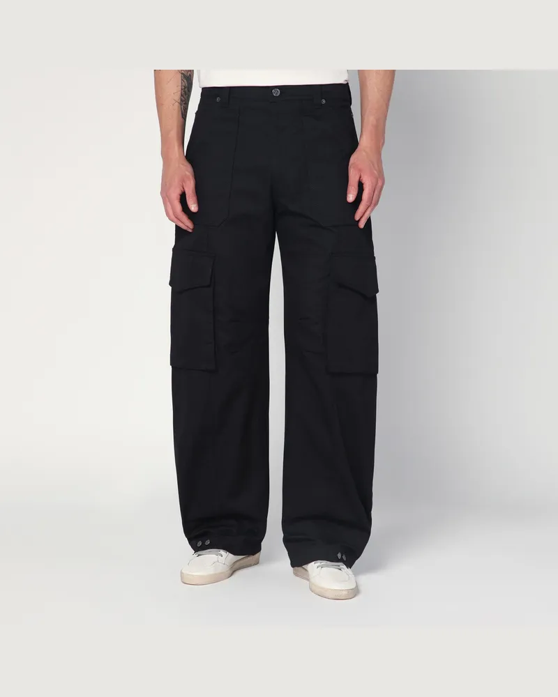 Golden Goose Schwarze Cargohose aus Baumwollmischung 