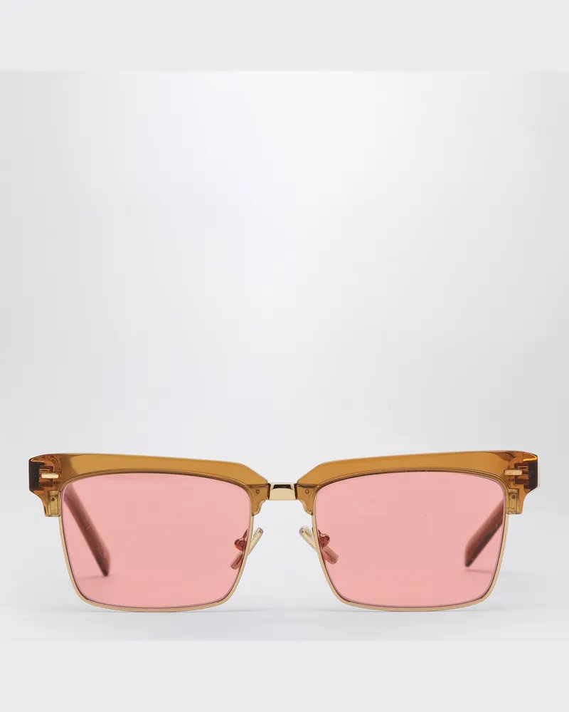 Miu Miu Runway Sonnenbrille in Rosa Pink