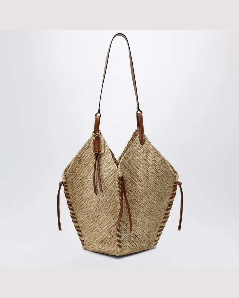 Isabel Marant Tampa Shopper aus Raffia Beige