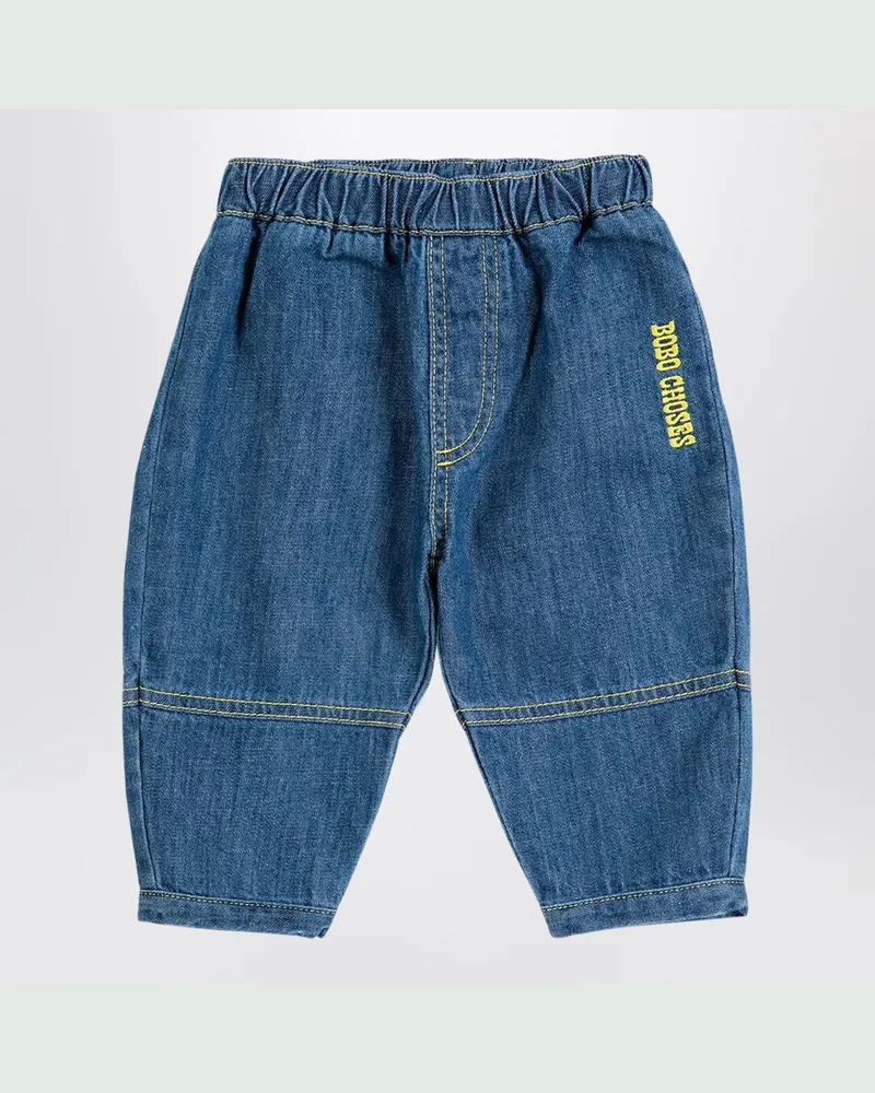 BOBO CHOSES Hose Taxi Saurus Tag mitternachtsblau aus Denim Blue