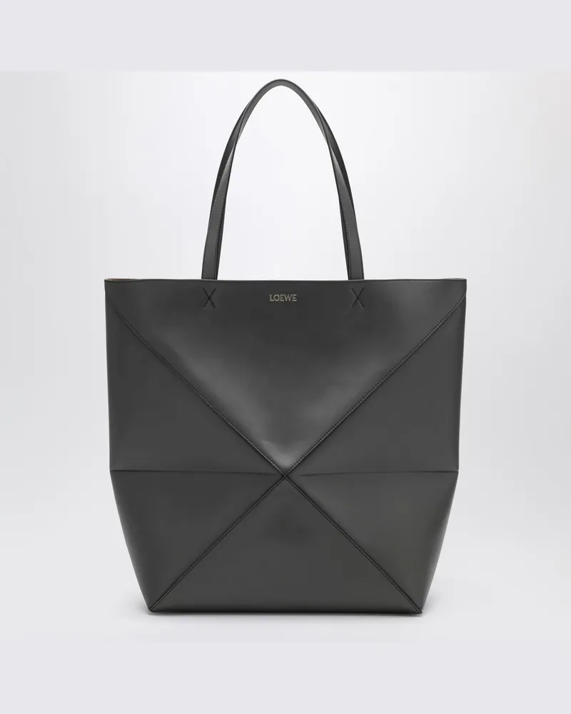 Loewe Tasche Puzzle Fold Tote XL dunkelgrau Grau