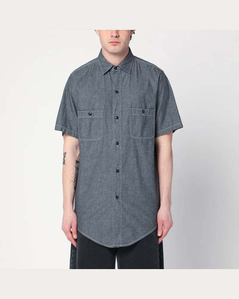 Maison Margiela Graues Hemd aus Baumwolle Grau