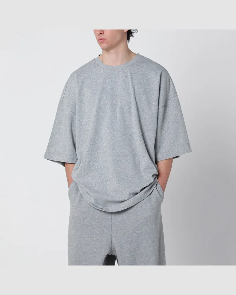 Entire Studios Schwarz-graues Boxy-T-Shirt Grey