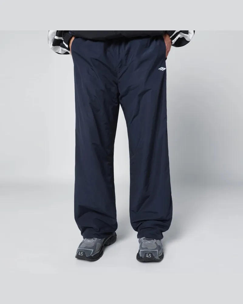 Balenciaga Wendbare Jogginghose aus Baumwollmischung Blau