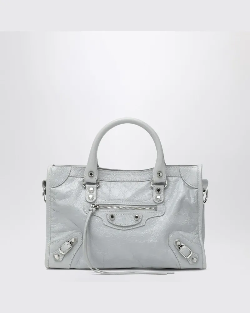 Balenciaga Le City Kleine Tragetasche hellgrau Grau