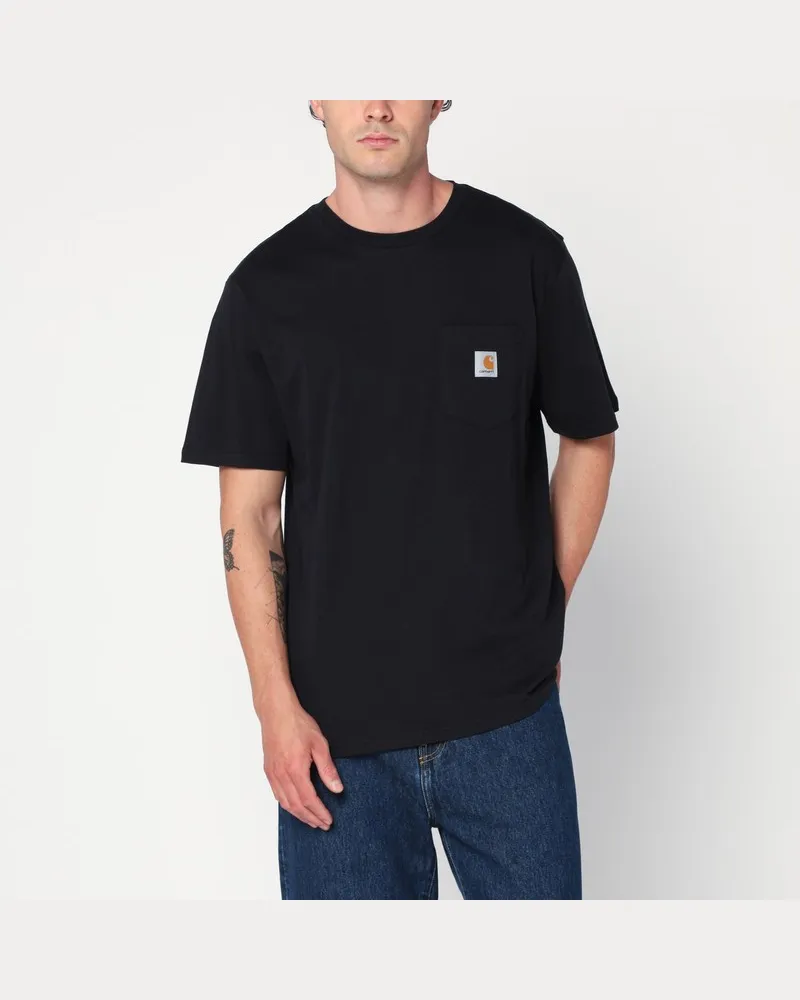Carhartt WIP Schwarzes S/S Pocket T-Shirt Schwarz
